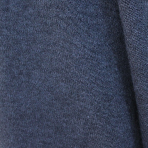 New Italy Long Cardigan Cashmere Sweater Gray Blue - Picture 5 of 7